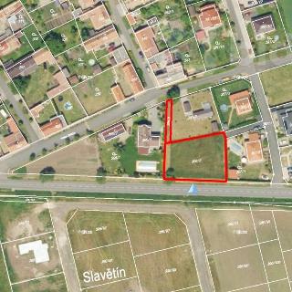 Prodej stavební parcely 1 121 m² Slavětín, V Edenu