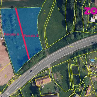 Prodej stavební parcely 5694 m² Nová Paka