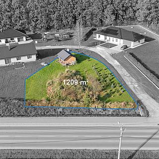 Prodej stavební parcely 1209 m&sup2; Nošovice