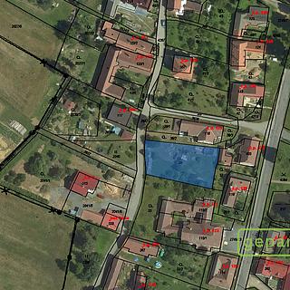 Prodej stavební parcely 1044 m&sup2; Horní Štěpánov