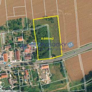 Prodej zahrady 8 000 m² Liběšice, 