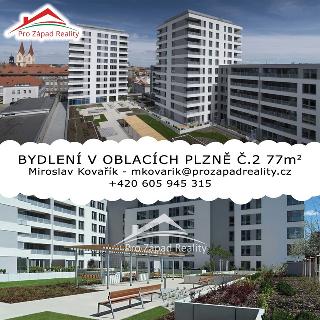 Pronájem bytu 2+kk 65 m² Plzeň, Nemocniční