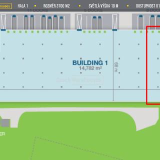 Pronájem skladu 3 737 m² Dobrovíz, 