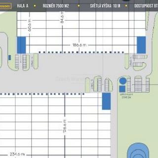 Pronájem skladu 7 510 m² Velká Bíteš, 