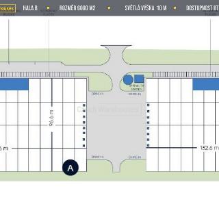Pronájem skladu 6010 m² Zaječí