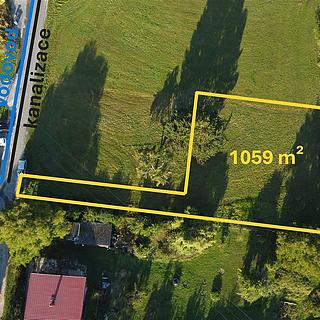 Prodej stavební parcely 1059 m&sup2; Strakonice