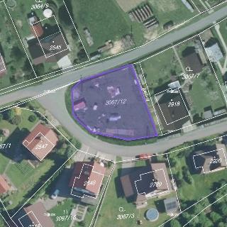 Prodej stavební parcely 727 m² Staré Hamry