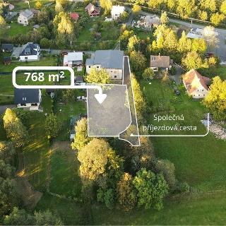 Prodej stavební parcely 768 m² Raškovice