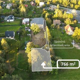 Prodej stavební parcely 766 m² Raškovice