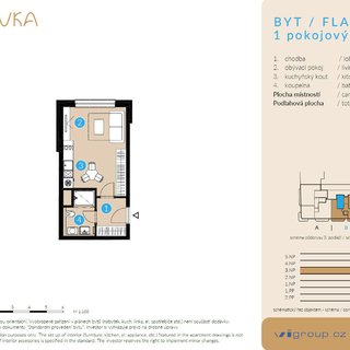 Prodej bytu 1+kk, garsoniery 27 m² Praha