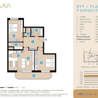 Prodej bytu 3+kk 76 m² Praha