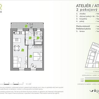 Prodej bytu 2+kk 51 m&sup2; Brandýs nad Labem-Stará Boleslav