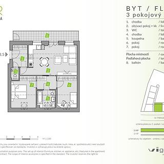Prodej bytu 3+kk 63 m&sup2; Brandýs nad Labem-Stará Boleslav