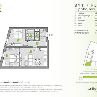 Prodej bytu 3+kk 65 m&sup2; Brandýs nad Labem-Stará Boleslav