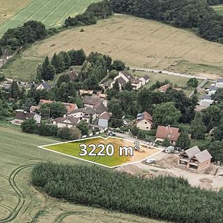 Prodej stavební parcely 3220 m&sup2; Strančice