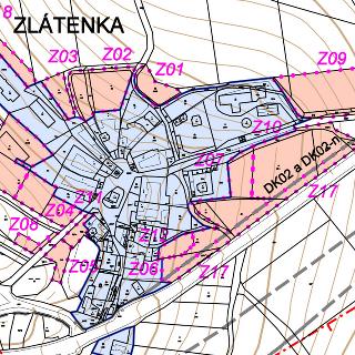 Prodej stavební parcely 599 m² Zlátenka, 