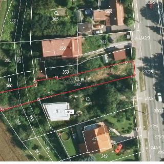 Prodej stavební parcely 545 m² Lažany