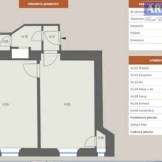 Prodej bytu 2+kk 46 m² Praha