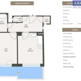 Prodej bytu 2+kk 52 m² Praha