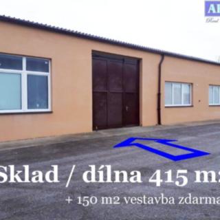 Pronájem skladu 415 m² Úvaly