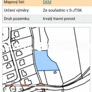 Prodej zahrady 1 150 m² Chlumec Stradov