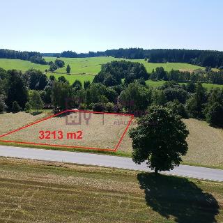 Prodej stavební parcely 3 213 m² Nová Bystřice