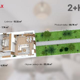 Prodej bytu 2+kk 62 m² Třeština