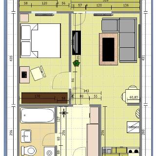 Prodej bytu 2+kk 50 m² Praha, Trnkovo náměstí