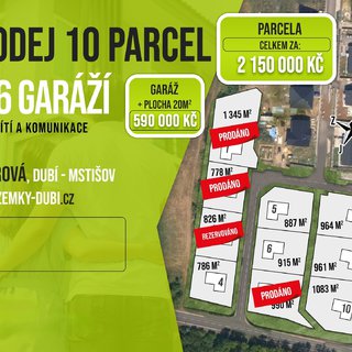 Prodej stavební parcely 990 m² Dubí, Mírová