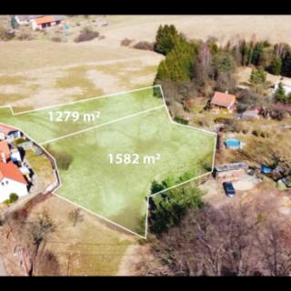 Prodej stavební parcely 1582 m² Chocerady