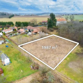 Prodej stavební parcely 1987 m&sup2; Řendějov