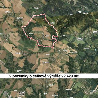 Prodej zemědělské půdy 22 429 m² Níhov, 