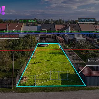 Prodej stavební parcely 415 m&sup2; Vlkoš