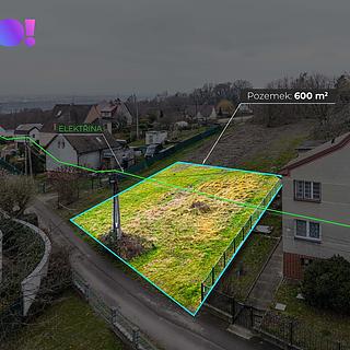 Prodej stavební parcely 600 m&sup2; Ostrava