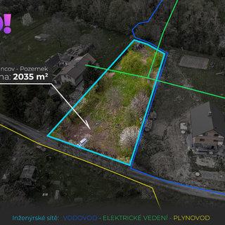 Prodej stavební parcely 2 036 m² Třinec