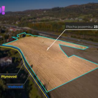 Prodej komerčního pozemku 23 535 m² Návsí, 
