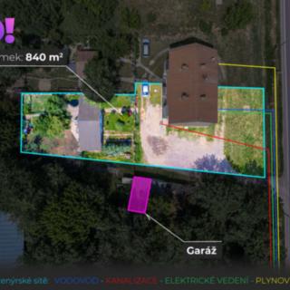 Prodej stavební parcely 840 m² Hevlín