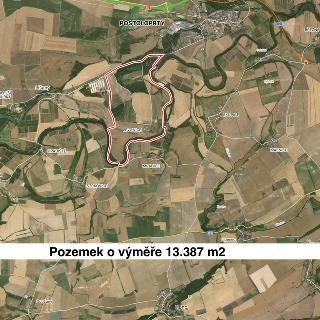 Prodej zemědělské půdy 13 387 m² Postoloprty, 