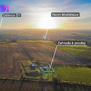 Prodej zahrady 1 058 m² Horní Moštěnice, 