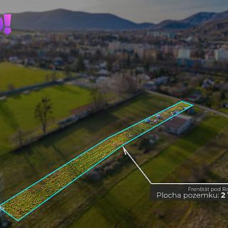 Prodej stavební parcely 2184 m&sup2; Frenštát pod Radhoštěm