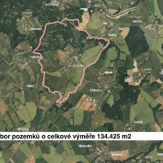 Prodej zemědělské půdy 134425 m² Opatovice