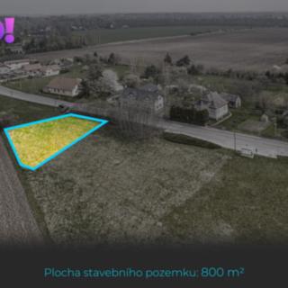 Prodej stavební parcely 800 m² Hladké Životice