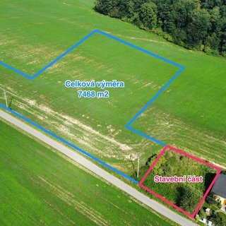 Prodej stavební parcely 7 468 m² Frýdek-Místek