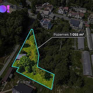 Prodej stavební parcely 1055 m&sup2; Ostrava