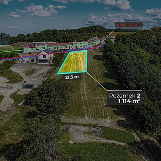 Prodej stavební parcely 1114 m&sup2; Stará Ves