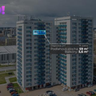 Prodej bytu 2+1 54 m² Ostrava, Francouzská