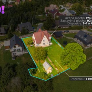 Prodej rodinného domu 173 m&sup2; Horní Bečva