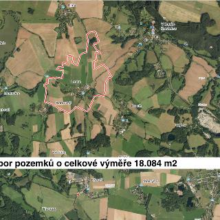 Prodej louky 18 084 m² Vrbatův Kostelec