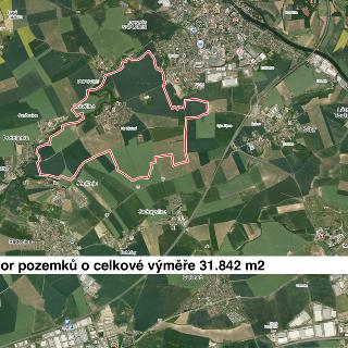 Prodej zemědělské půdy 31 842 m² Dřevčice