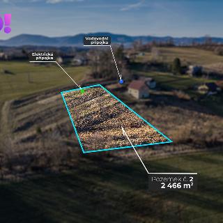 Prodej stavební parcely 2 466 m² Třinec, 